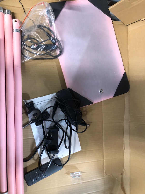 Photo 3 of **MISSING PARTS**ebrlaxin Lash Light for Eyelash Extensions - LED Lash Lamp for Tattoo Artists, Nail Tech, Esthetician - Cool, Warm Lighting Lamp with Adjustable Brightness & Height - with Phone Holder (Pink)