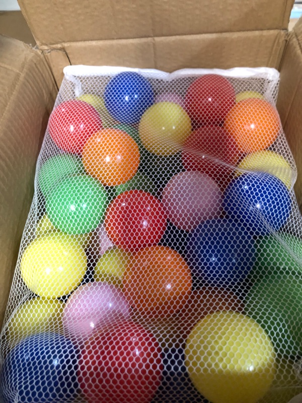 Photo 3 of Click N' Play Plastic Balls for Ball Pit, Phthalate & BPA Free, Crush Proof Play Balls for Ball Pit, Pit Balls 