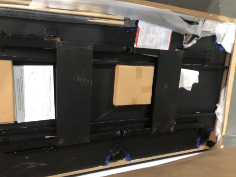 Photo 1 of GoSports 6, 7, or 8 ft Billiards Table - Portable Pool Table - Includes Full Set of Balls, 2 Cue Sticks, Chalk and Felt Brush; Choose Size and Color