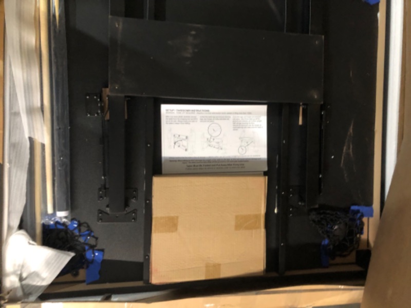 Photo 1 of GoSports 6, 7, or 8 ft Billiards Table - Portable Pool Table - Includes Full Set of Balls, 2 Cue Sticks, Chalk and Felt Brush; Choose Size and Color