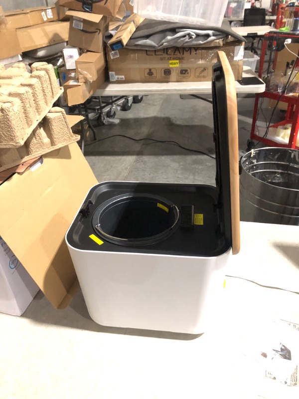 Photo 4 of ***USED - DIRTY - SEE PICTURES - POWERS ON - UNABLE TO TEST FURTHER***
Electric Composter for Kitchen, iDOO 3L Smart Kitchen Composter Countertop, Auto Home Compost Machine Odorless, Food Cycler Waste Composter Turn Waste to Pre-Compost for Plants (compos