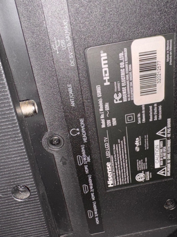 Photo 1 of Roku 65" Select Series 4K HDR Smart RokuTV with Enhanced Voice Remote