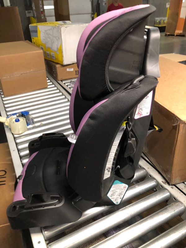 Photo 3 of *MISSING CUP HOLDERS* Evenflo Maestro Sport Convertible Booster Car Seat, Forward Facing, High Back, 5-Point Harness, For Kids 2 to 8 Years Old, Whitney Pink