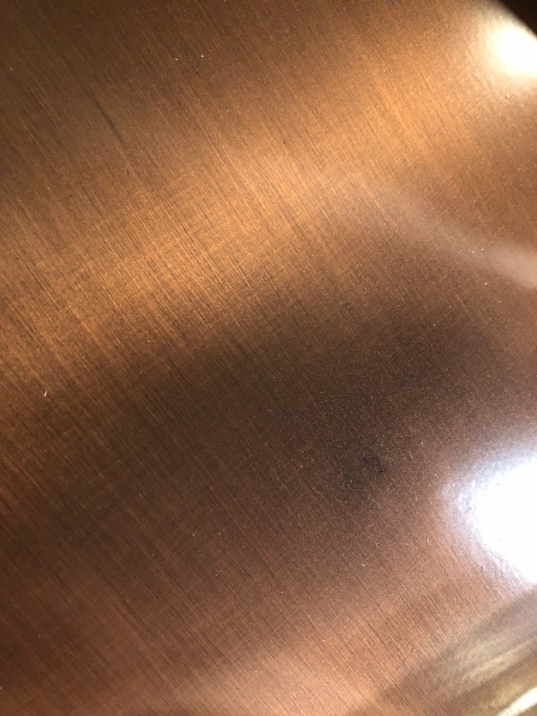Photo 3 of SIMPLIHOME Sheridan Industrial 18 inch Wide Metal Accent Side Table in Aged Copper, Fully Assembled, End, Bedside Table and Nightstand, for the Living Room and Bedroom