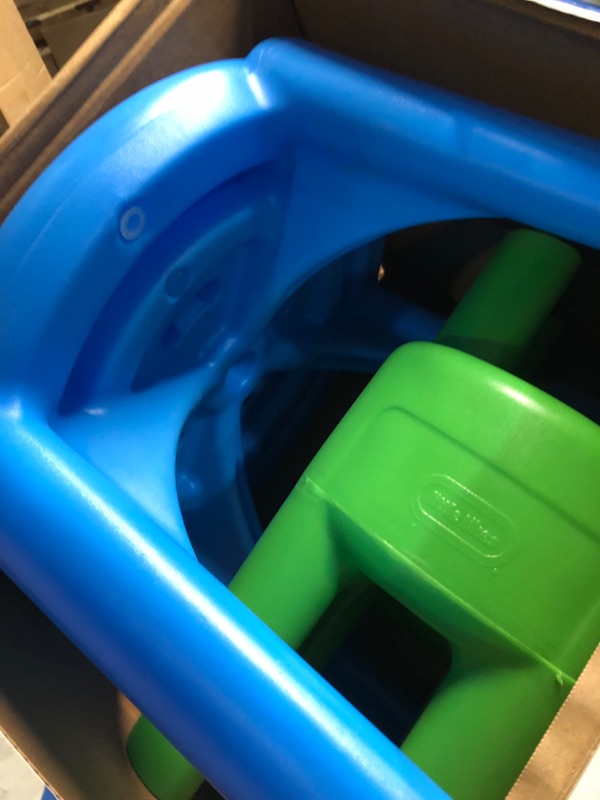 Photo 4 of Little Tikes Bright 'n Bold Table & Chairs, Green/Blue
