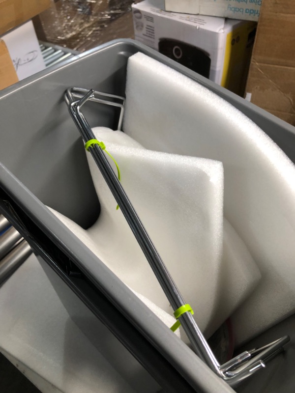 Photo 3 of YITAHOME 2x35L Pull Out Kitchen Bin Under Counter Bin with Lid for 49 x 64 x 63.5cm Minimum Cabinets, Under Sink Bins for Kitchen with Silent Slides, Gray Double Bins Dull Grey