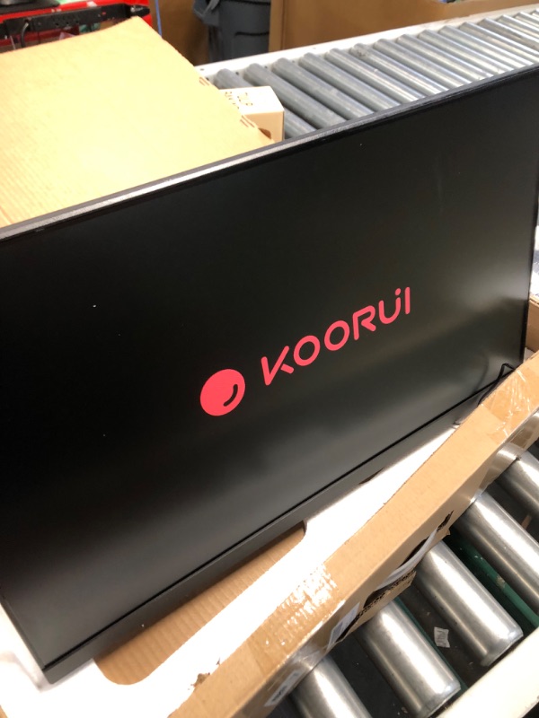 Photo 4 of KOORUI 24 Inch Computer Monitor, FHD 1920 x 1080p Office PC Monitor IPS Display 75Hz, HDMI, VGA, 75 x 75 mm VESA Mountable, Frameless, Eye Protection and Ergonomic Tilt Adjustment 24N1