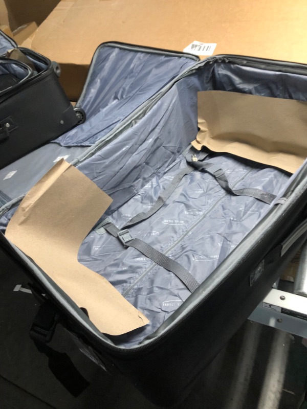 Photo 9 of ***USED - DIRTY - NO PACKAGING***
Travel Select Amsterdam Expandable Rolling Upright Luggage, Gray, 8-Piece Set 8-Piece Set (15/21/25/29/Packing Cubes) Gray