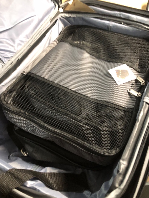 Photo 10 of ***USED - DIRTY - NO PACKAGING***
Travel Select Amsterdam Expandable Rolling Upright Luggage, Gray, 8-Piece Set 8-Piece Set (15/21/25/29/Packing Cubes) Gray