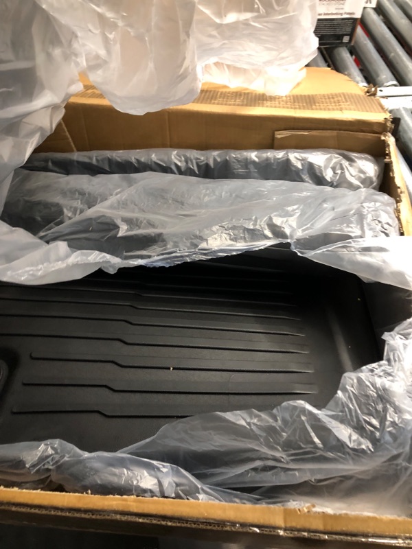 Photo 5 of Pedigree 3D TPE Material Model Y Floor Mats Set Tesla Full Cover All Weather Rear Trunk Liners Custom Fit Heavy Duty Rubber Odorless Model Y Accessories 2021 2022 2023 2024(Floor+Storage+Cargo Mat)
