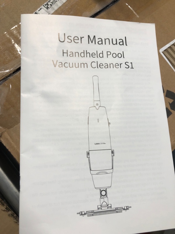 Photo 2 of (2024 Upgraded) Lydsto Handheld Pool Vacuum with Telescopic Pole, Cordless Rechargeable Pool Vacuums Cleaner, 60 Mins Running Time, Deep Cleaning for Above & In-ground Pools, Hot Tubs, Spas Silver