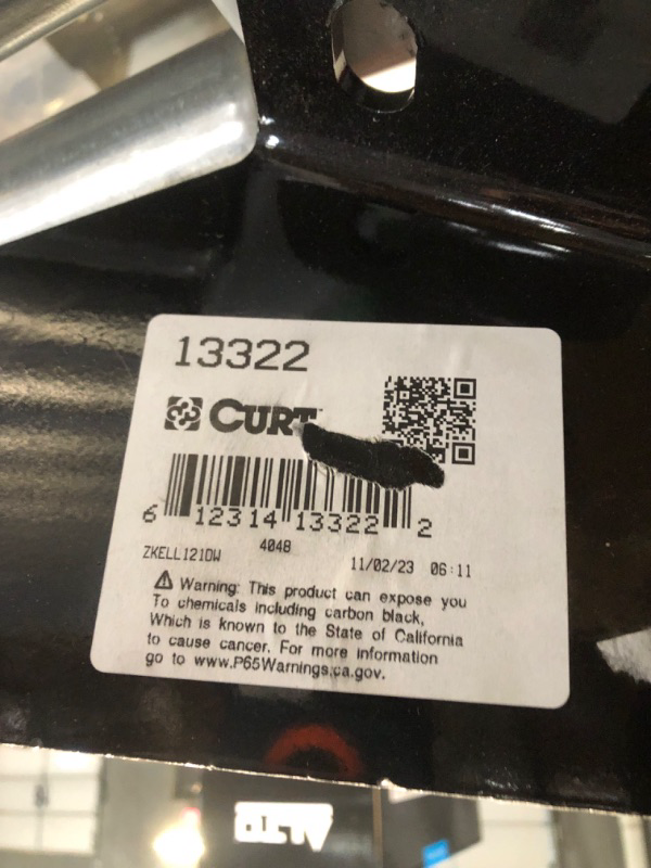Photo 1 of CURT 13322 Class 3 Trailer Hitch, 2-Inch Receiver, Round Tube Frame, Compatible with Select Chevrolet Silverado, GMC Sierra 1500, 2500 , Black