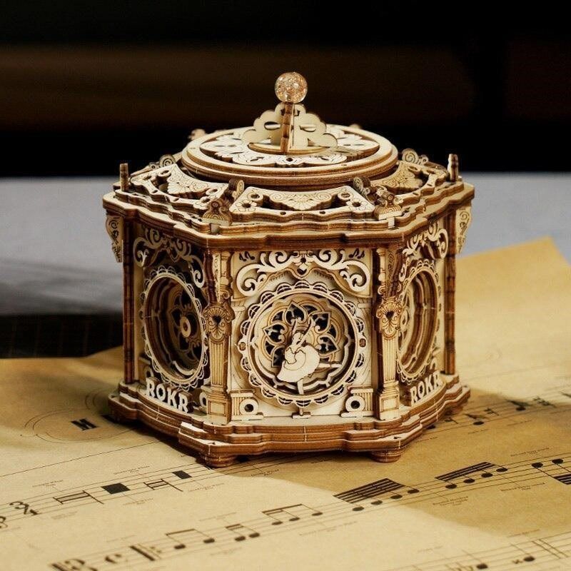 Photo 1 of **For parts only and nonrefundable**
ROEAMK52 Mechanical Music Box Secret Garden Puzzles