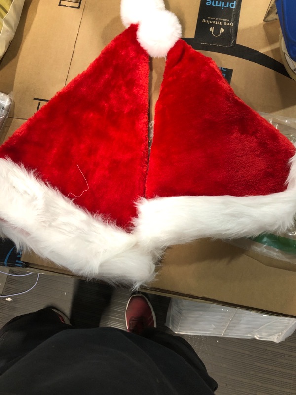 Photo 1 of **General Post**
set of 2 Large Santa hat 
