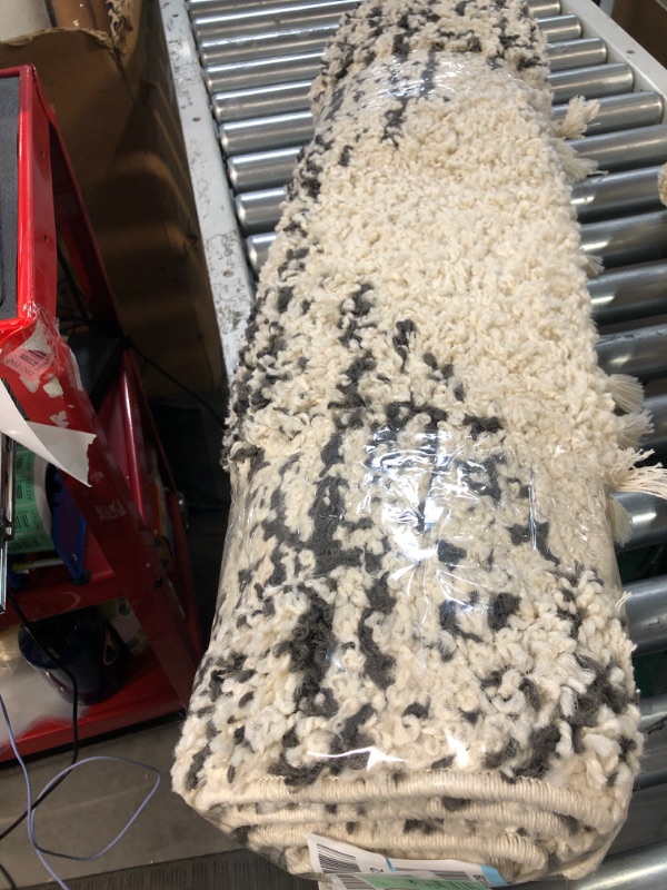 Photo 1 of **General post** Rough measurements
3ft by 4 ft area rug white and black
