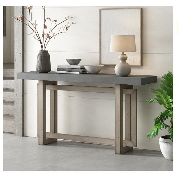 Photo 1 of **General post** **photo for reference 
wall console concrete table 