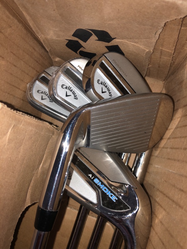 Photo 4 of (READ FULL POST) Callaway Golf Paradym AI Smoke Iron Set Right Steel Regular 6-PW