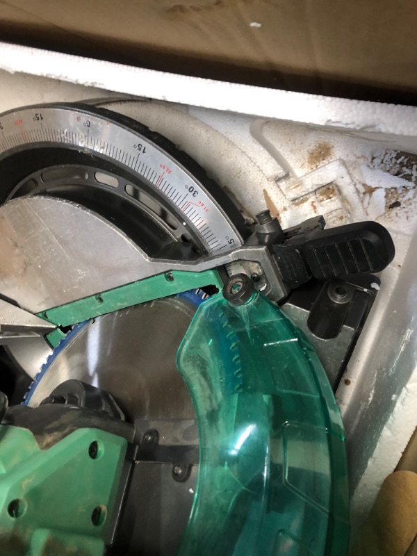 Photo 10 of *FOR PARTS ONLY* NON FUNCTIONAL
Metabo HPT 12-in Dual Bevel Compound Corded Miter Saw