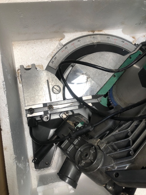 Photo 8 of *FOR PARTS ONLY* NON FUNCTIONAL
Metabo HPT 12-in Dual Bevel Compound Corded Miter Saw