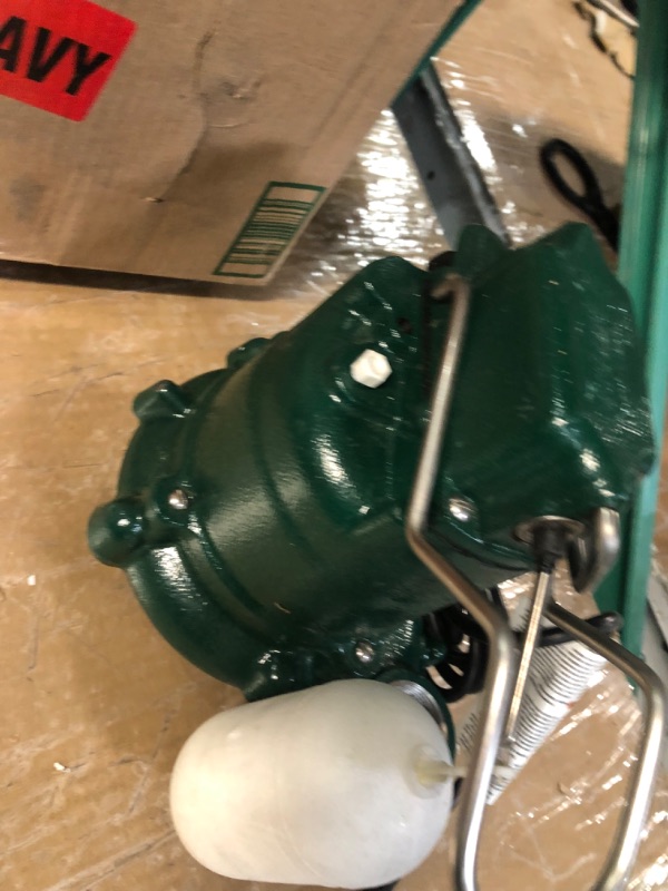 Photo 5 of *FOR PARTS ONLY* NON FUNCTIONAL
Zoeller 57-0001 M57 Basement High Capacity Sump Pump, 1 Pack, Stainless Steel