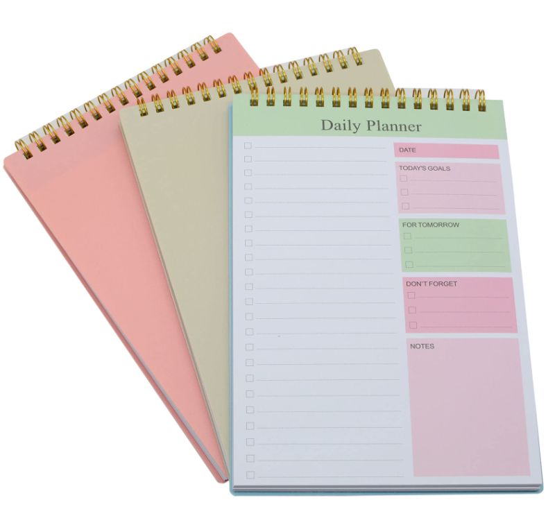 Photo 1 of *NON REFUNDABLE BUNDLE*
3 Pcs A5 Undated to Do List Notepad, Notebook Daily Planner 80 Sheets 5.8 Inch x 8.2 Inch Checklist Productivity Organizer for Work Academic Planner (Light Color) (2pack bundle/6 total)