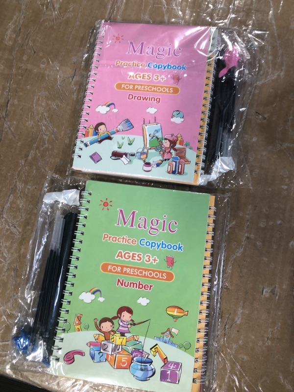 Photo 2 of *NON REFUNDABLE BUNDLE*
Magic Reusable Practice Copybook for Kids,Magic Reusable Practice Copybook, (2pack bundle/8 total)