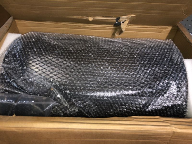 Photo 1 of AMVOG 24 Inch Compost Spreader Peat Moss Manure Spreader Heavy Duty Metal Mesh Basket Push with T Shaped Handle for Planting Seeding,Lawn & Garden Care 19.7 gallons