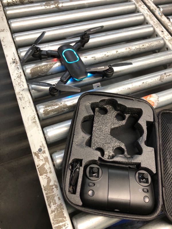 Photo 3 of **MINOR DAMAGE SCRATCHES**
REDRIE Drone with Camera - Foldable Drone for Kids Adults with 1080P FPV Camera, Upgrade Altitude Hold, Gestures Selfie, Waypoint Fly, Headless Mode, 3D Flip, One Key Start, 3 Speed Mode, Circle Fly, 2 Batteries
