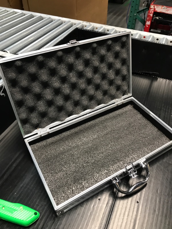 Photo 2 of ***STOCK PHOTO REFERENCE ONLY***
Multifunction Storage Box, Large Capacity Buckle Closure Aluminum Tools Organize Case