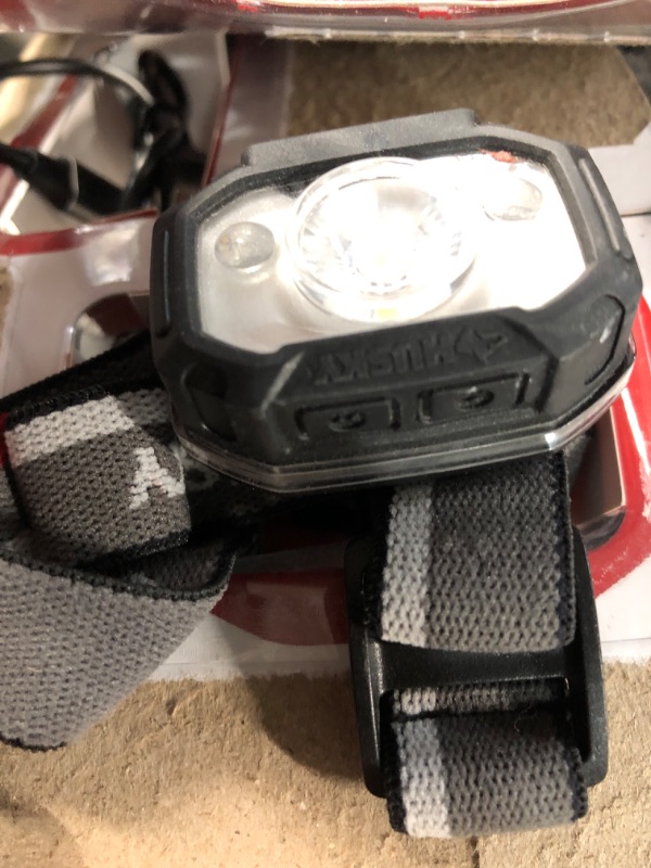 Photo 2 of 
Husky
400 Lumens LED Micro Rechargeable Headlamp with Rechargeable Battery and USB-C Cord Included