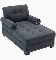 Photo 1 of (stock photo for reference)
large grey chaise 