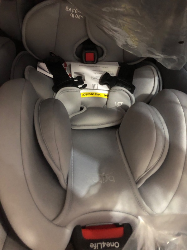 Photo 3 of Britax One4Life Convertible Car Seat, 10 Years of Use from 5 to 120 Pounds, Converts from Rear-Facing Infant Car Seat to Forward-Facing Booster Seat, Machine-Washable Fabric, Glacier Graphite