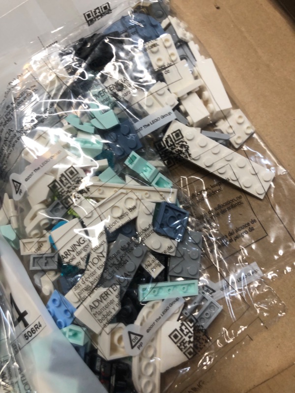 Photo 7 of **PARTS ONLY NO REFUNDS**LEGO NINJAGO Zane’s Ice Dragon Creature 71786, 2in1 Dragon Toy to Action Figure Warrior, Model Building Kit, Construction Set for Kids with 5 Minifigures Standard Packaging