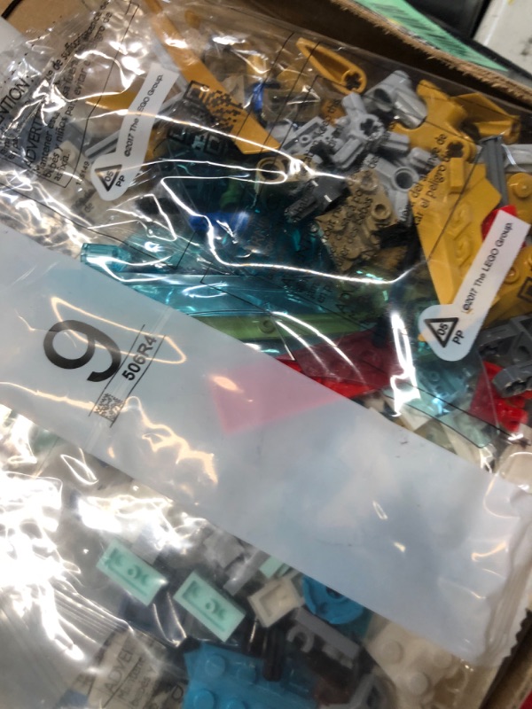 Photo 3 of **PARTS ONLY NO REFUNDS**LEGO NINJAGO Zane’s Ice Dragon Creature 71786, 2in1 Dragon Toy to Action Figure Warrior, Model Building Kit, Construction Set for Kids with 5 Minifigures Standard Packaging