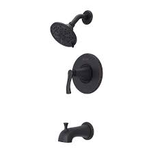 Photo 1 of (parts only)(see images) allen + roth Townley Oil Rubbed Bronze 1-handle Single Function Round Bathtub 