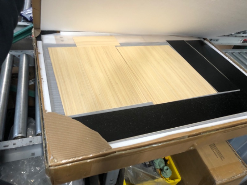 Photo 1 of Vanity Table with Lighted Mirror, Modern Makeup Vanity Table with 10 Lights Makeup Desk 4 Drawer Storage Dressing Table for Bedroom (Black)