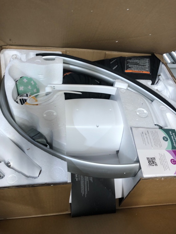 Photo 1 of 4moms MamaRoo Multi-Motion Baby Swing, Bluetooth Baby Swing with 5 Unique Motions, Grey