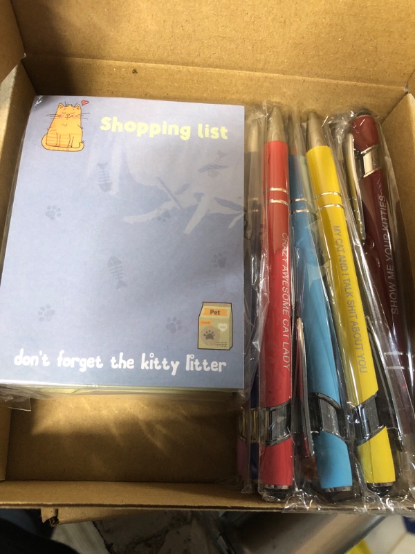 Photo 1 of 24 Pcs Funny Sarcastic Notepads with Complaining Quote Funny Work Pens 3 x 4 Inch Funny Notepad Ballpoint Pens to Do List Sticky Notes Pad with Lines Funny Office Supplies for Workers (Funny)