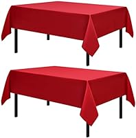 Photo 1 of * SET OF 2* Rectangle Tablecloth, 2 Pack 52 x 70 Inch