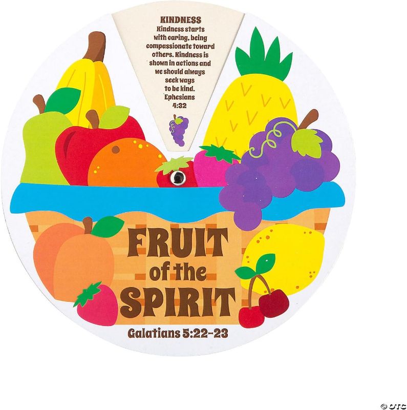 Photo 1 of *SET OF 2*
Fun Express Fruit of The Spirit Learning Wheel - Educational - 12 Pieces
