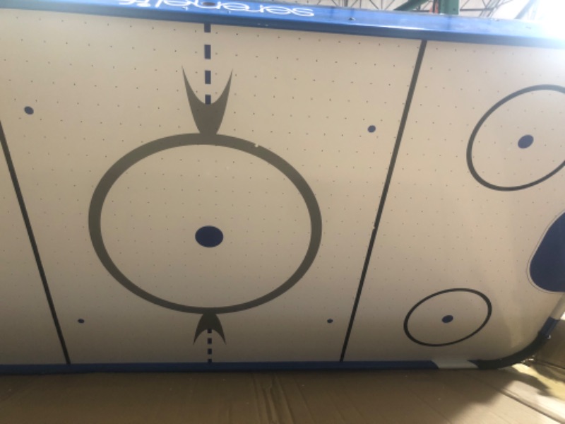 Photo 1 of (important)(see clerk notes) Powered Air Hockey Table, 4.5 ft 54’’ Sports Arcade Games, with Complete Accessories