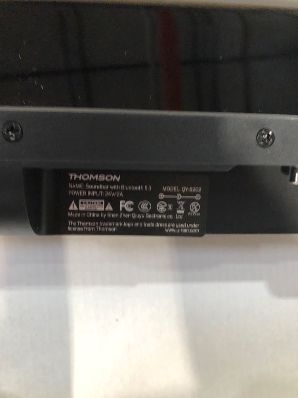 Photo 4 of Thomson 35'' Sound Bars with Bluetooth