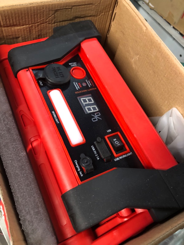 Photo 2 of E-Ant 1200A Jump Starter with Air Compressor 260 PSI, 12V