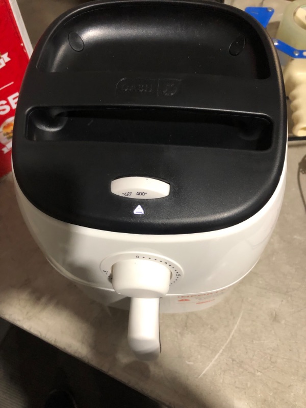 Photo 3 of **READ NOTES, MINOR DAMAGE**
Dash Dcaf200gbwh02 Tasti Crisp Electric Air Fryer Oven Cooker, 2.6qt