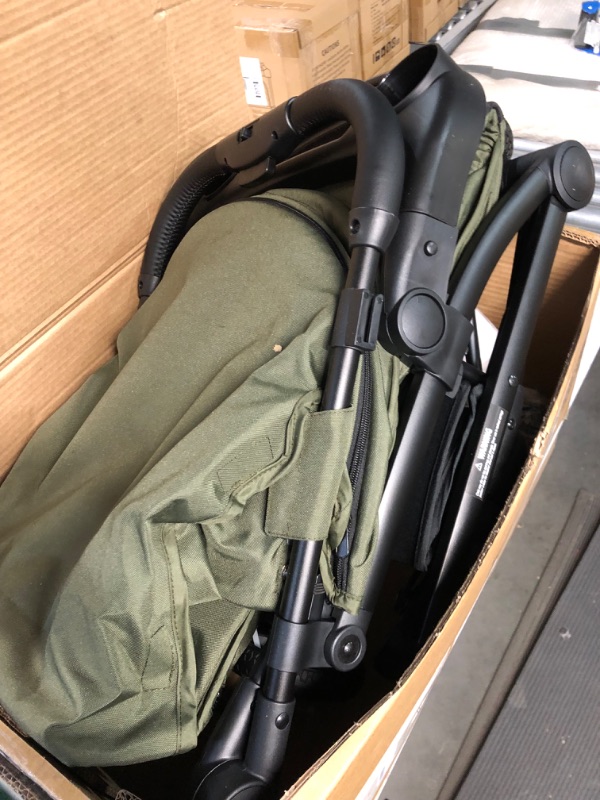 Photo 1 of *see notes* Mompush Lithe V2 Lightweight Stroller + Snack Tray, Ultra-Compact Fold & Airplane Ready, Forest