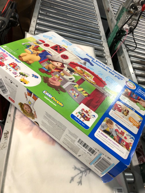 Photo 1 of Fisher-Price Little People Toddler Learning Toy Caring For Animals Farm Interactive Playset With Smart Stages For Ages 1+ Years