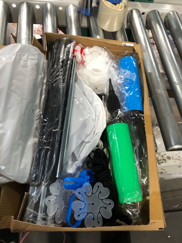 Photo 1 of Voircoloria Balloon Arch Kit, Improved Balloon Arch Stand with Base and Balloon Pumps