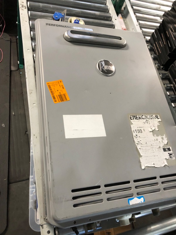 Photo 2 of ***USED - SCRATCHED AND SCRAPED - NO PACKAGING - UNABLE TO TEST***
Rheem Performance Platinum 9.5 GPM Natural Gas High Efficiency Outdoor Tankless Water Heater