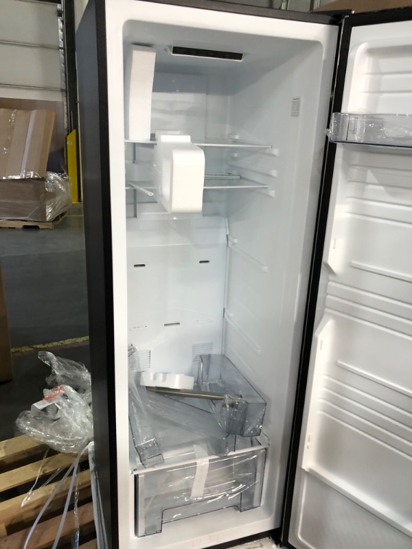 Photo 5 of *BROKEN GLASS READ NOTES*11 cu. ft. Convertible Auto Defrost Garage Ready Upright Freezer/Refrigerator in Stainless Steel, Energy Star