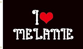 Photo 2 of (SIMILAR TO STOCK PHOTO)
I Love Meilanie Flag Tapestry Banner - I Heart Martinez Flag for Wall Room Decoration